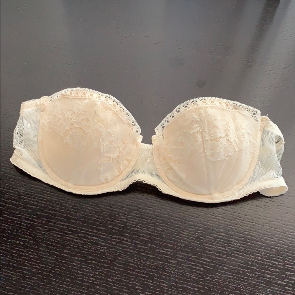 La Perla Ivory Strapless Bra- Size 34C